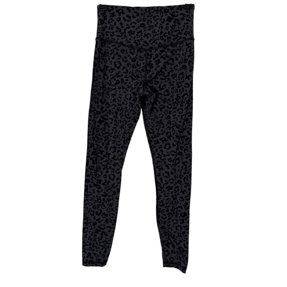 Athleta Black / Gray Leopard Print Leggings - Picture 3 of 6